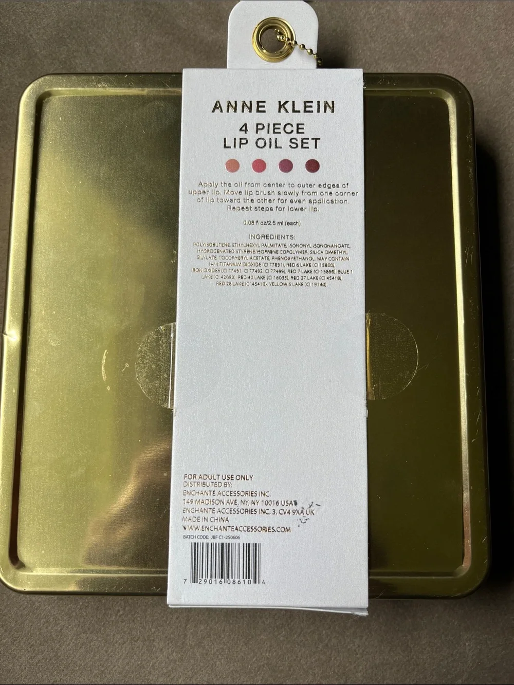 Anne Klein Lip Oil Quartet